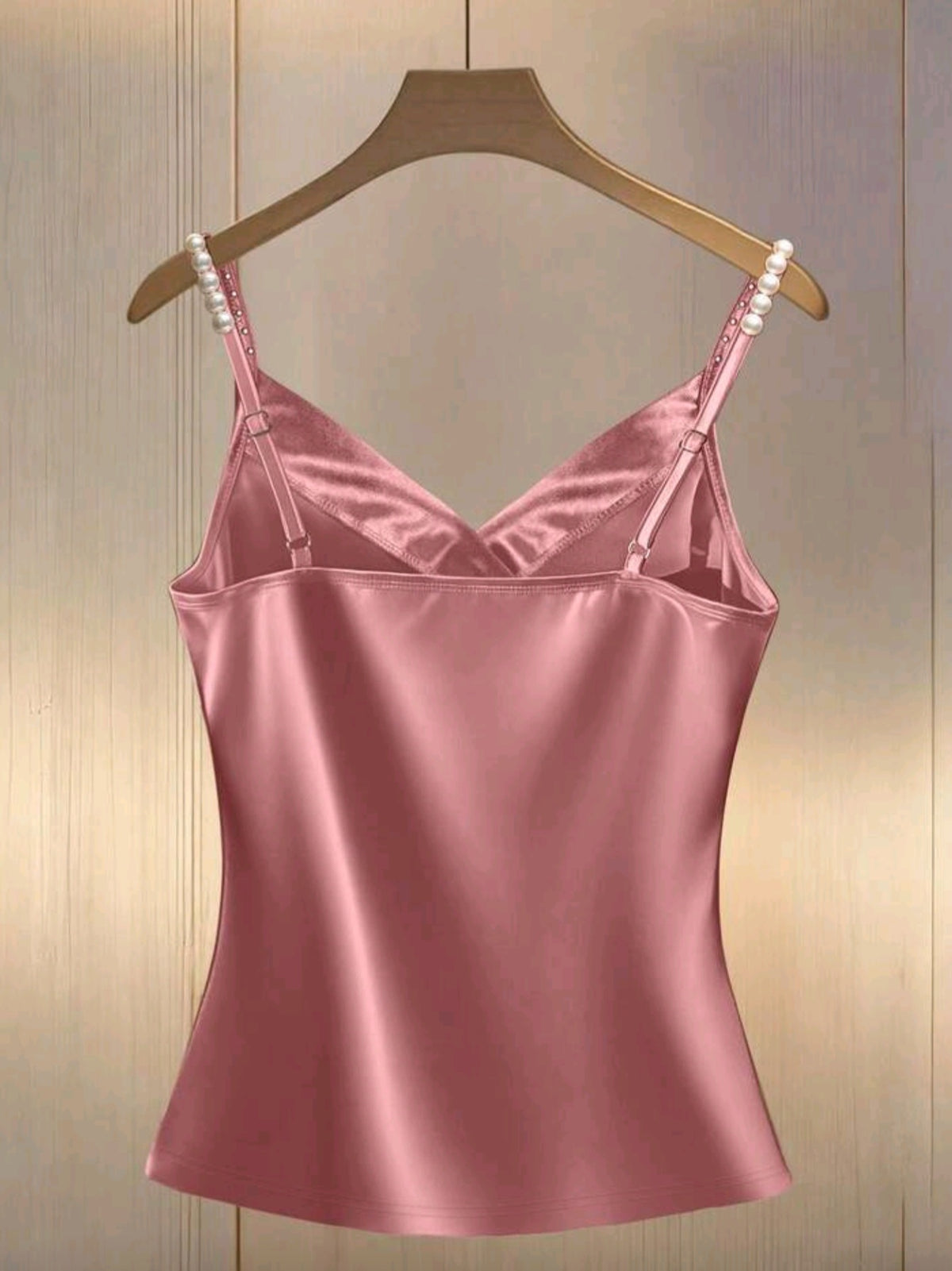 6088 Camisole With Studded Criss-Cross Neckline