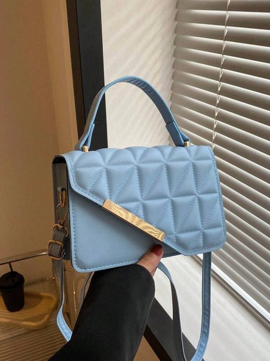 * Excluded from SALE Mini Quilted Metal Decor Flap Square Bag
