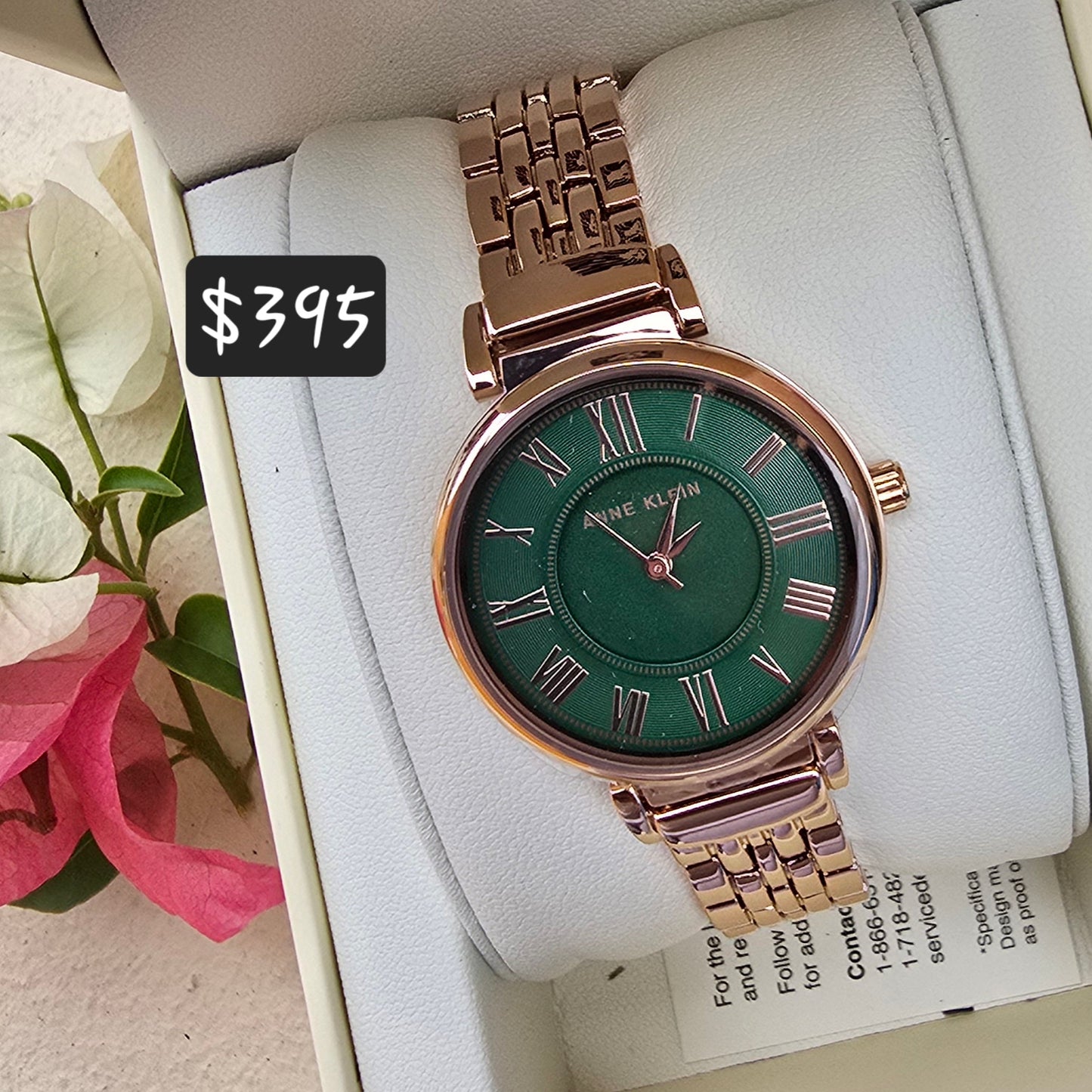 AK /2158GNRG Anne Klein Bracelet Watch - Rose Gold Tone