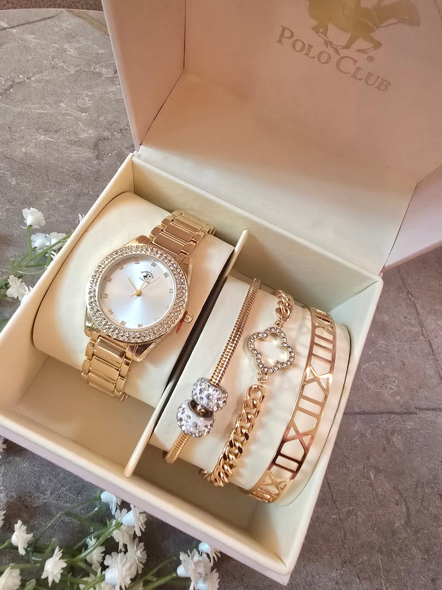 Beverly Hills Polo Club Watch Set