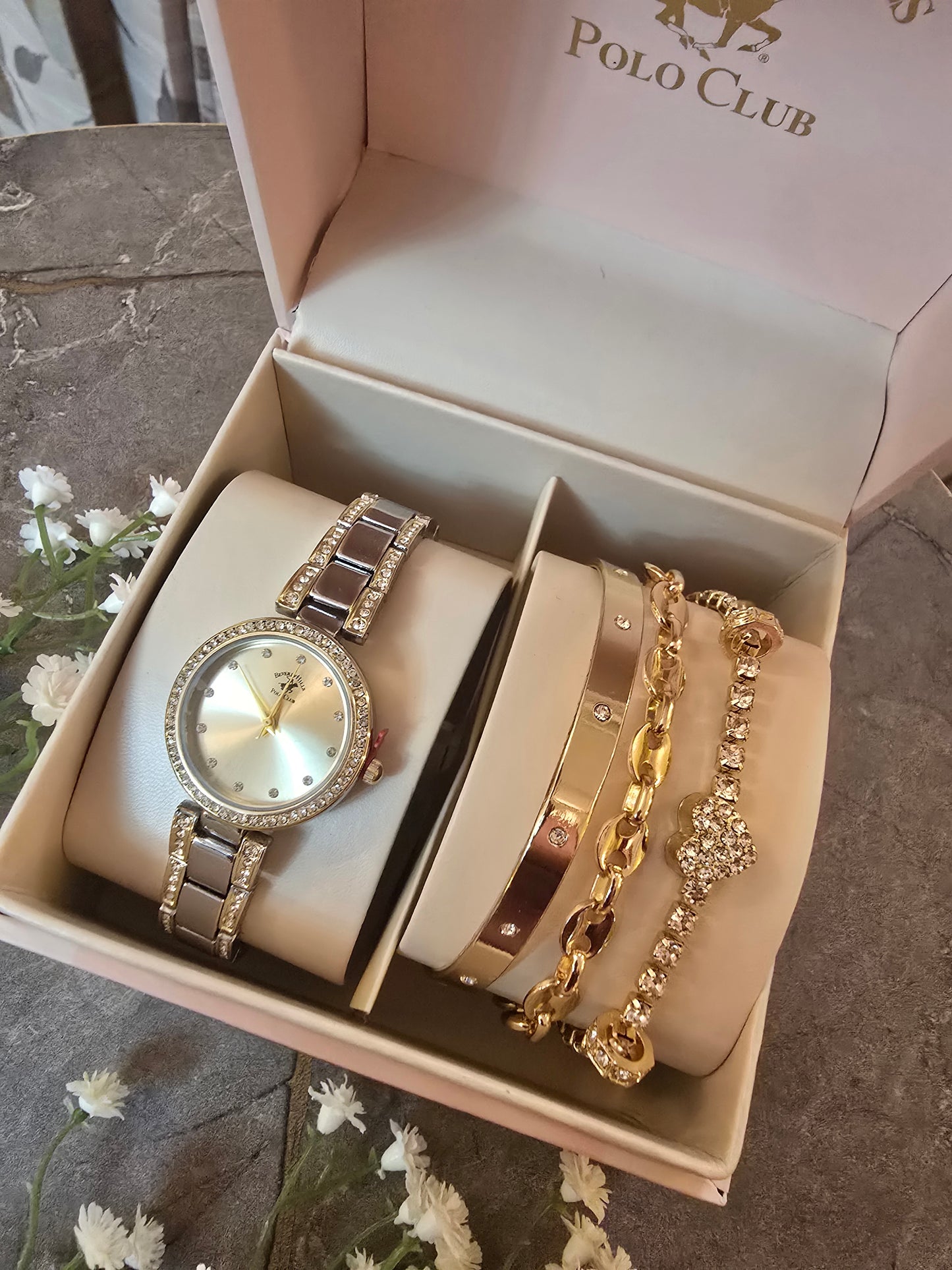 Beverly Hills Polo Club Watch Set