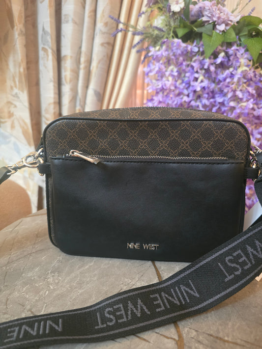 Nine West Crossbody with removable Convertible Pouch with Cloth Straps