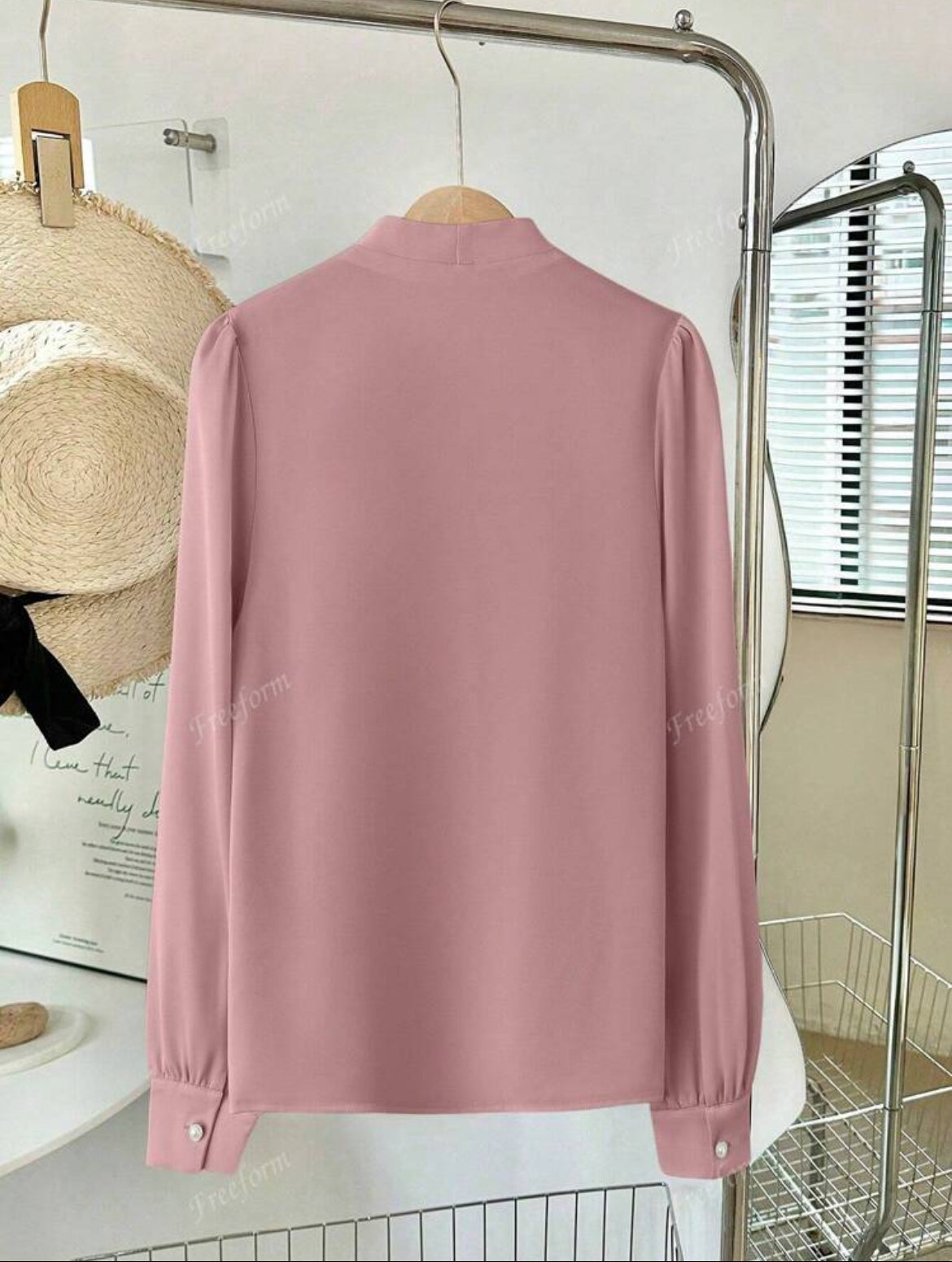 Gmail#2218 Elegant V-Neck Long Sleeve Shirt