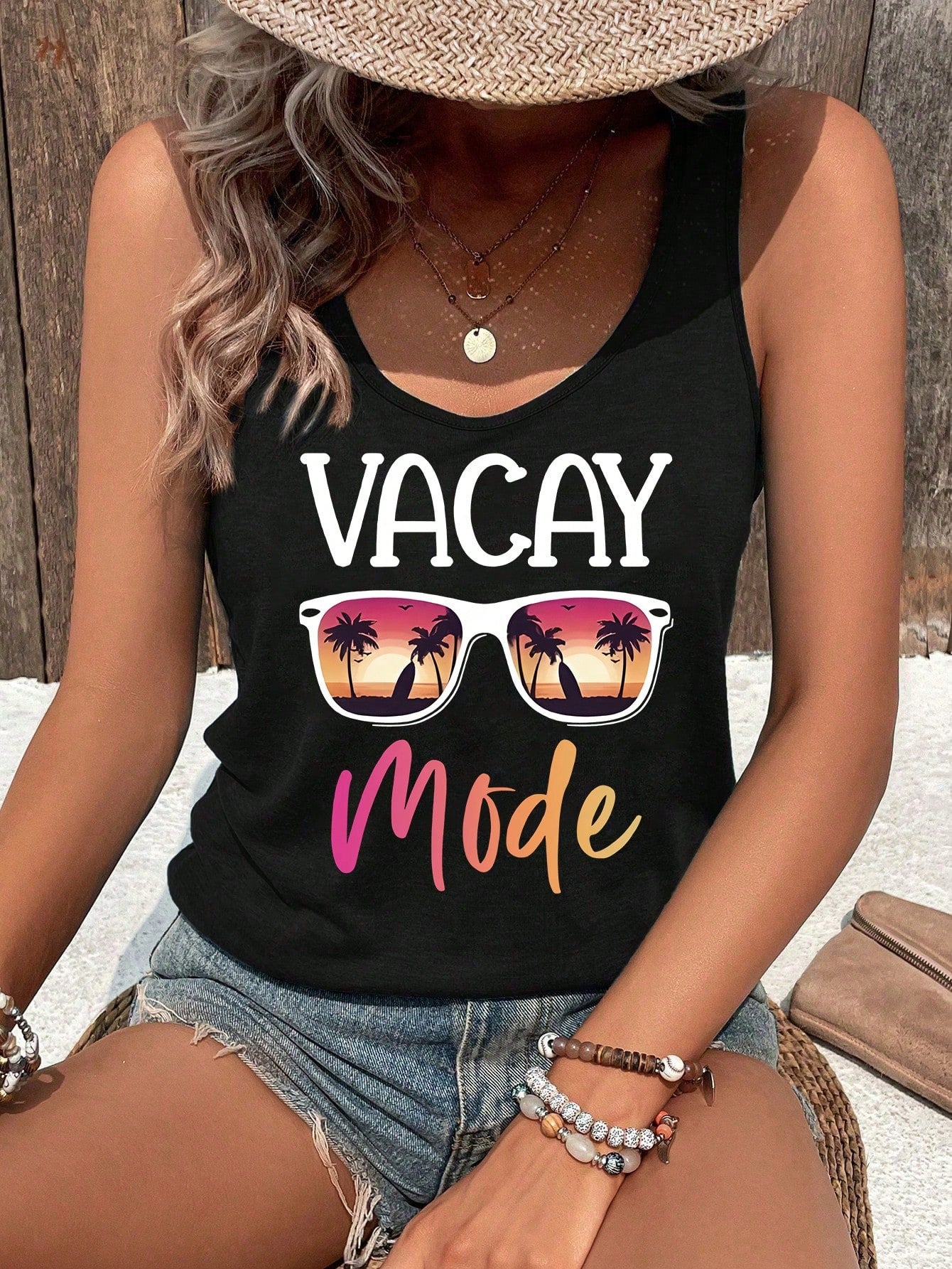 #5817 Vacay Mode Tank Top