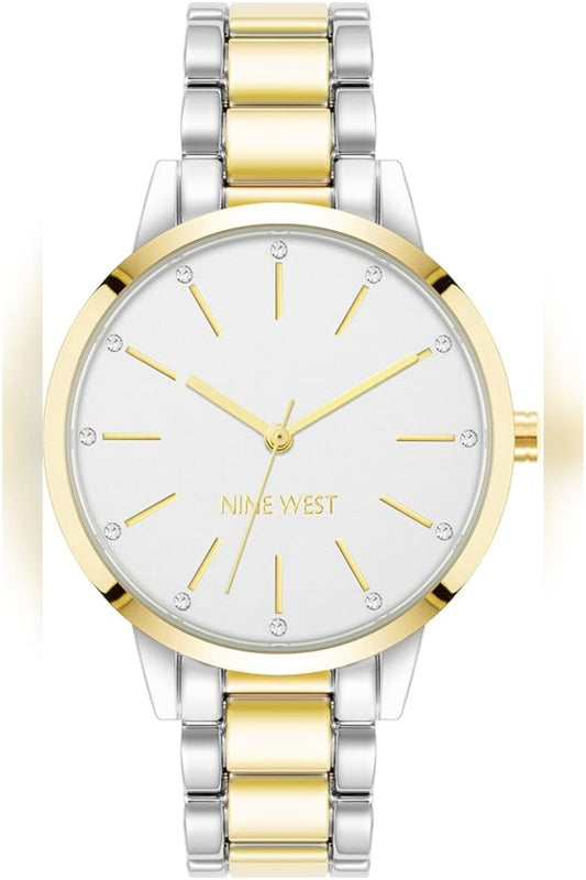 NW-2099WTTT Nine West Watch - 2 Tone gold and silver