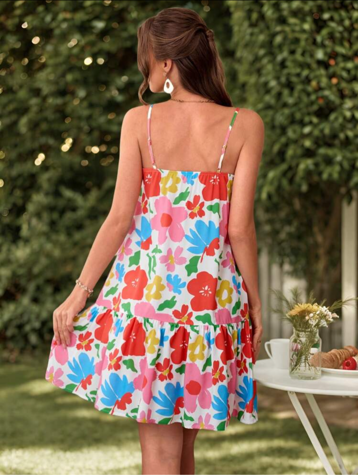 #2926 Floral Printed Dress