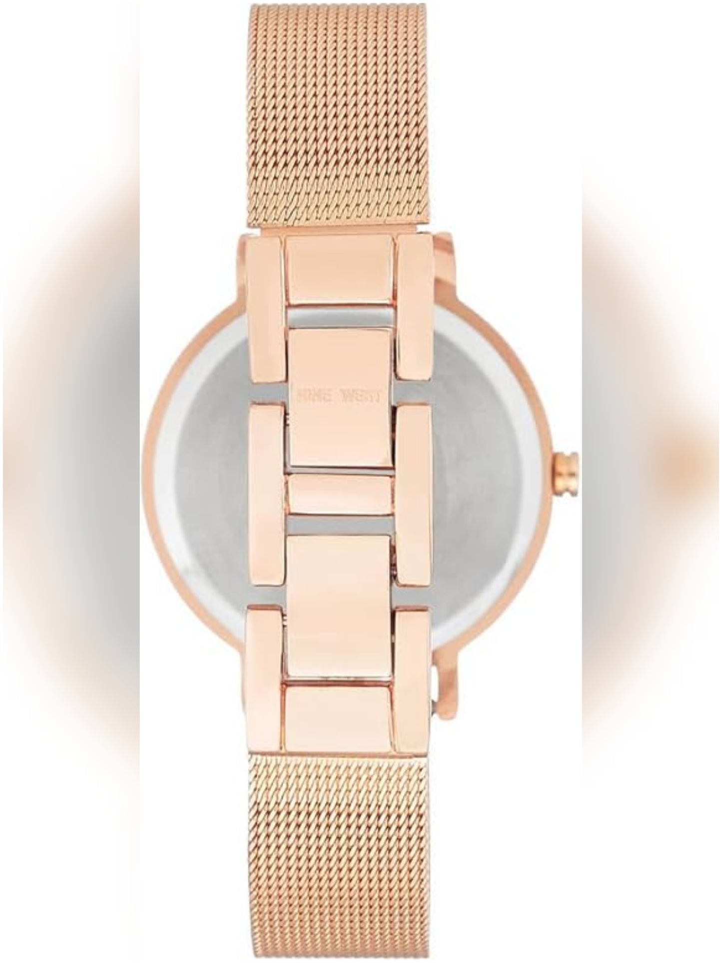 NW / 2146FRLRG Nine West Mesh Bracelet Watch - Rose Gold