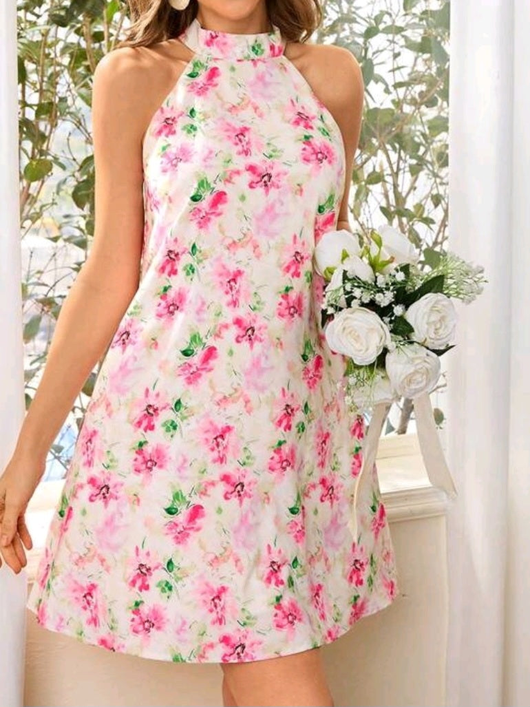 #6461 Open Shoulder Women Short Dress