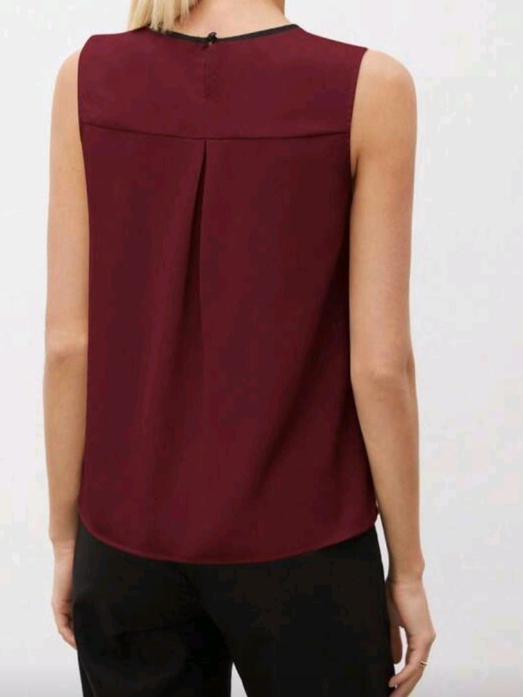 #9820 Elegant Urban Chic Versatile Top
