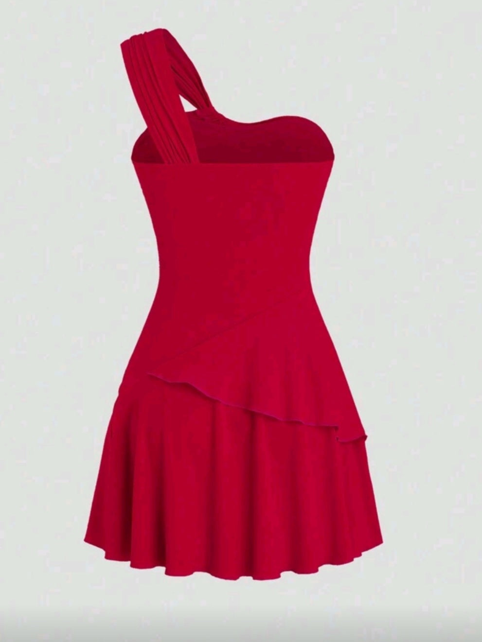 #7376 One Shoulder Banquet Dress