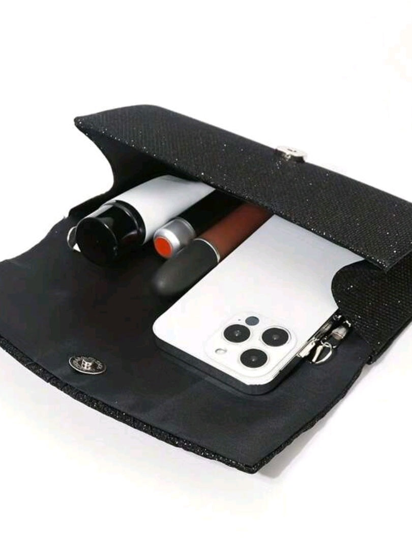 #2891 Glitter Envelope Clutch Bag