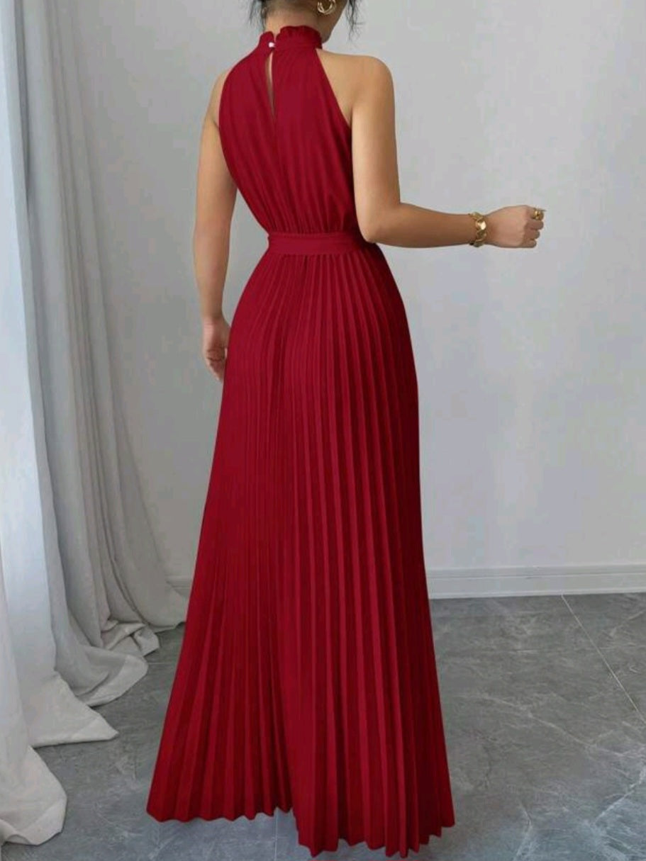 #3272 Waist A-Line Elegant Romantic Dress