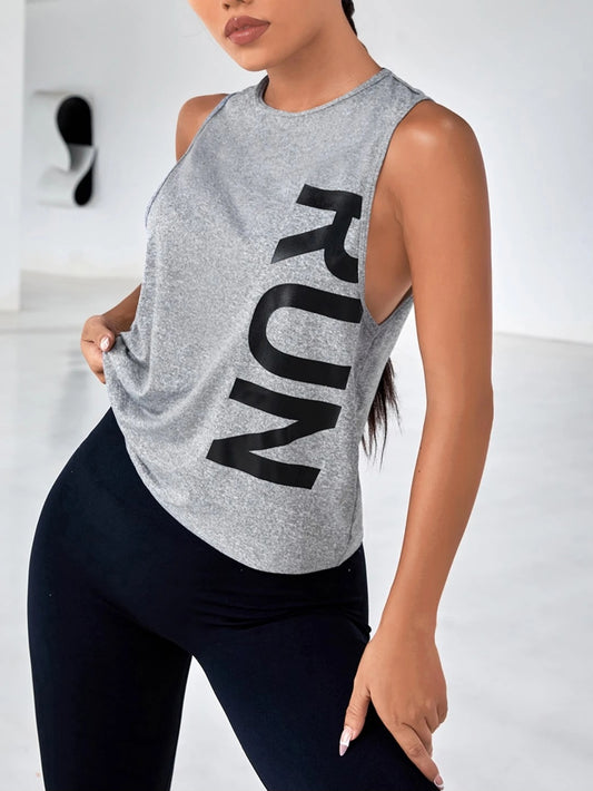 0100 Graphic Sports Tank Top