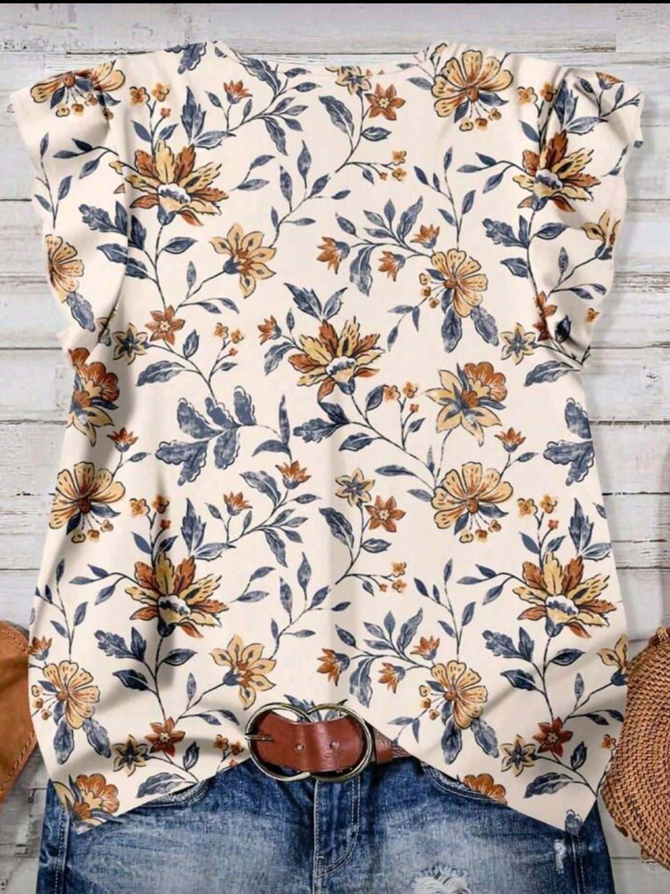 5344 Ruffle Sleeve Blouse