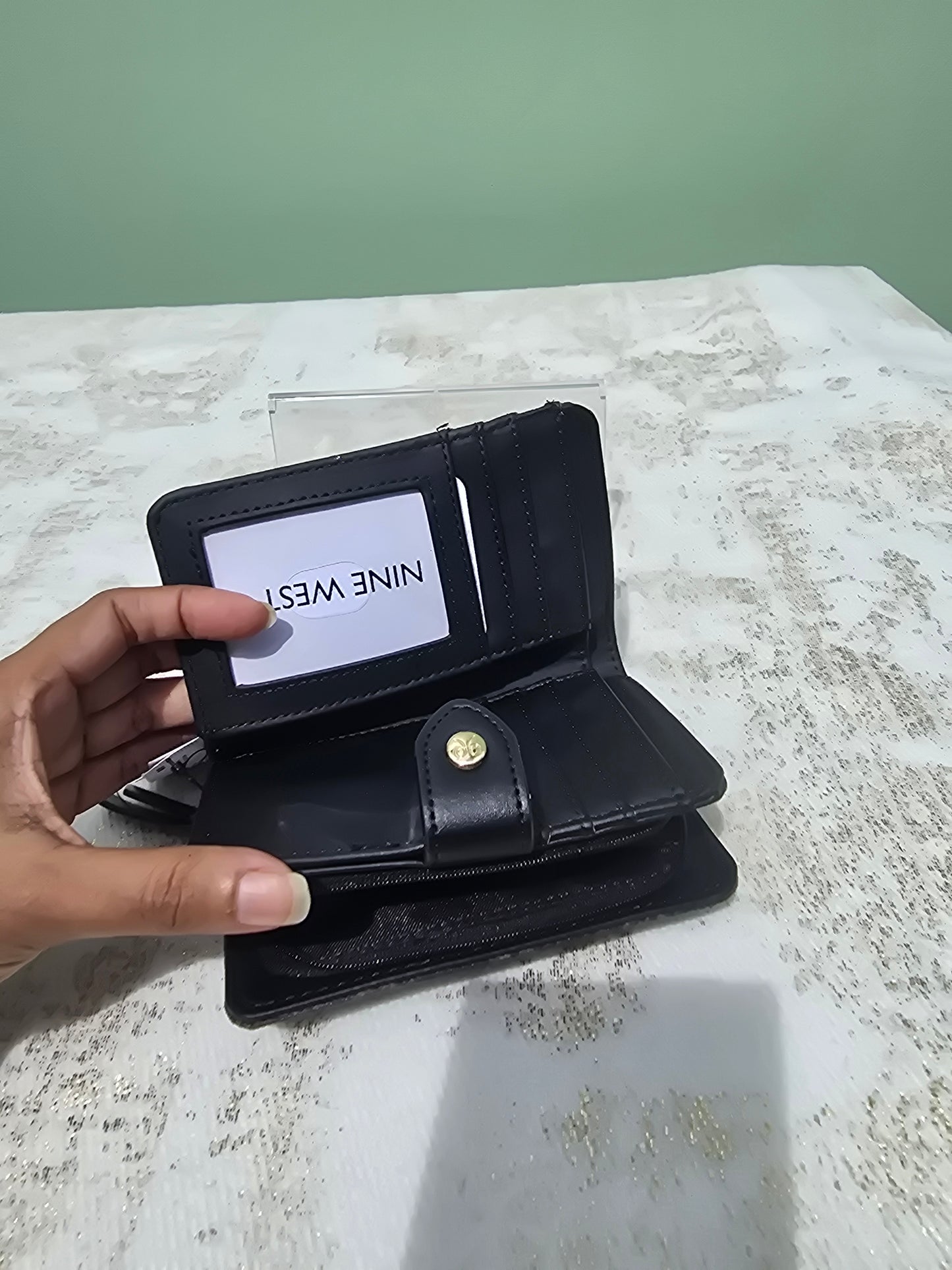 Nine West Half Size Wallet (fits cash)