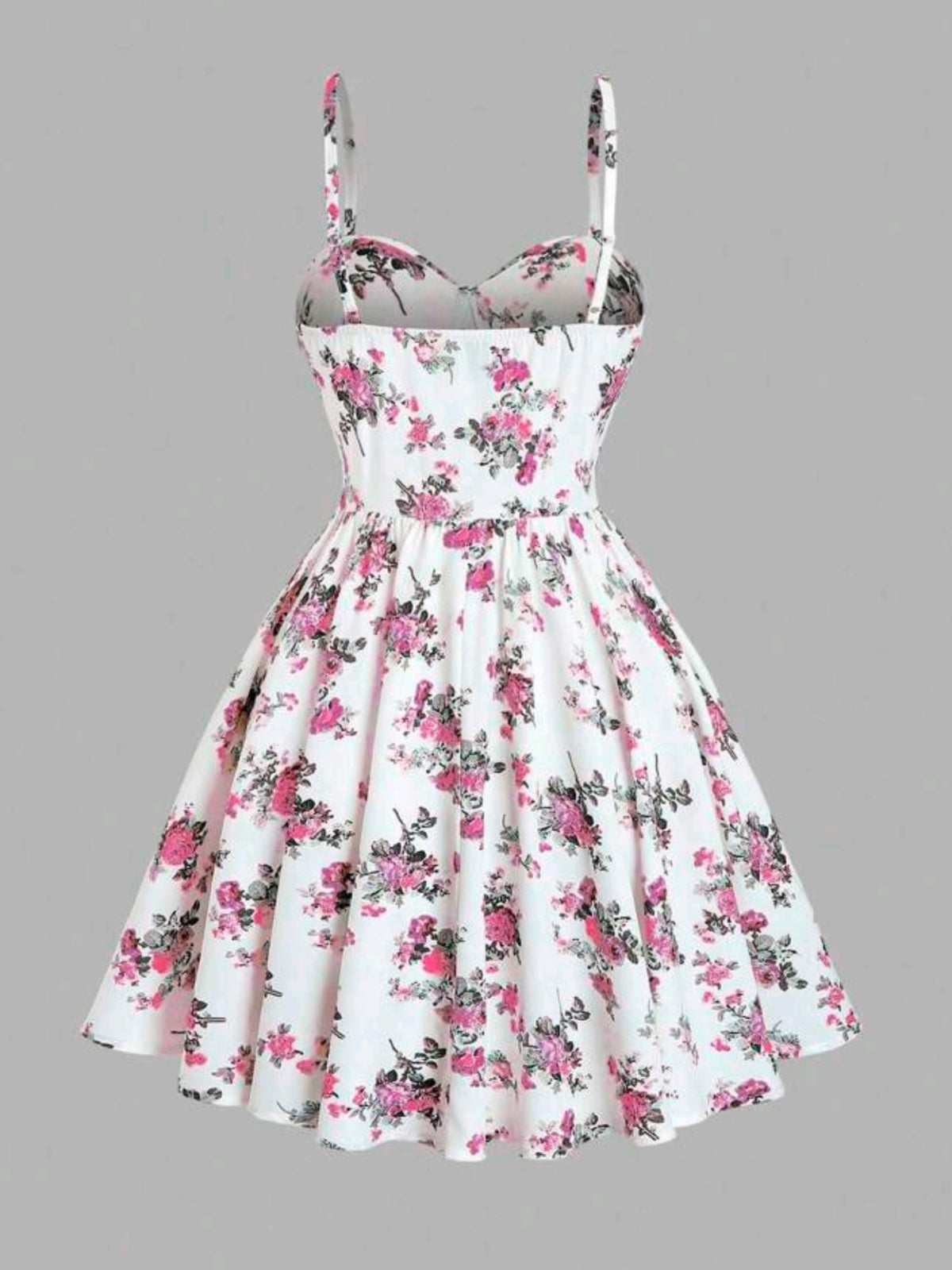 2891 Floral Print Cami Dress