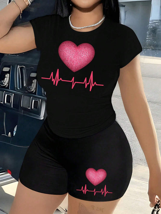 8233 2 piece crop top and leggings