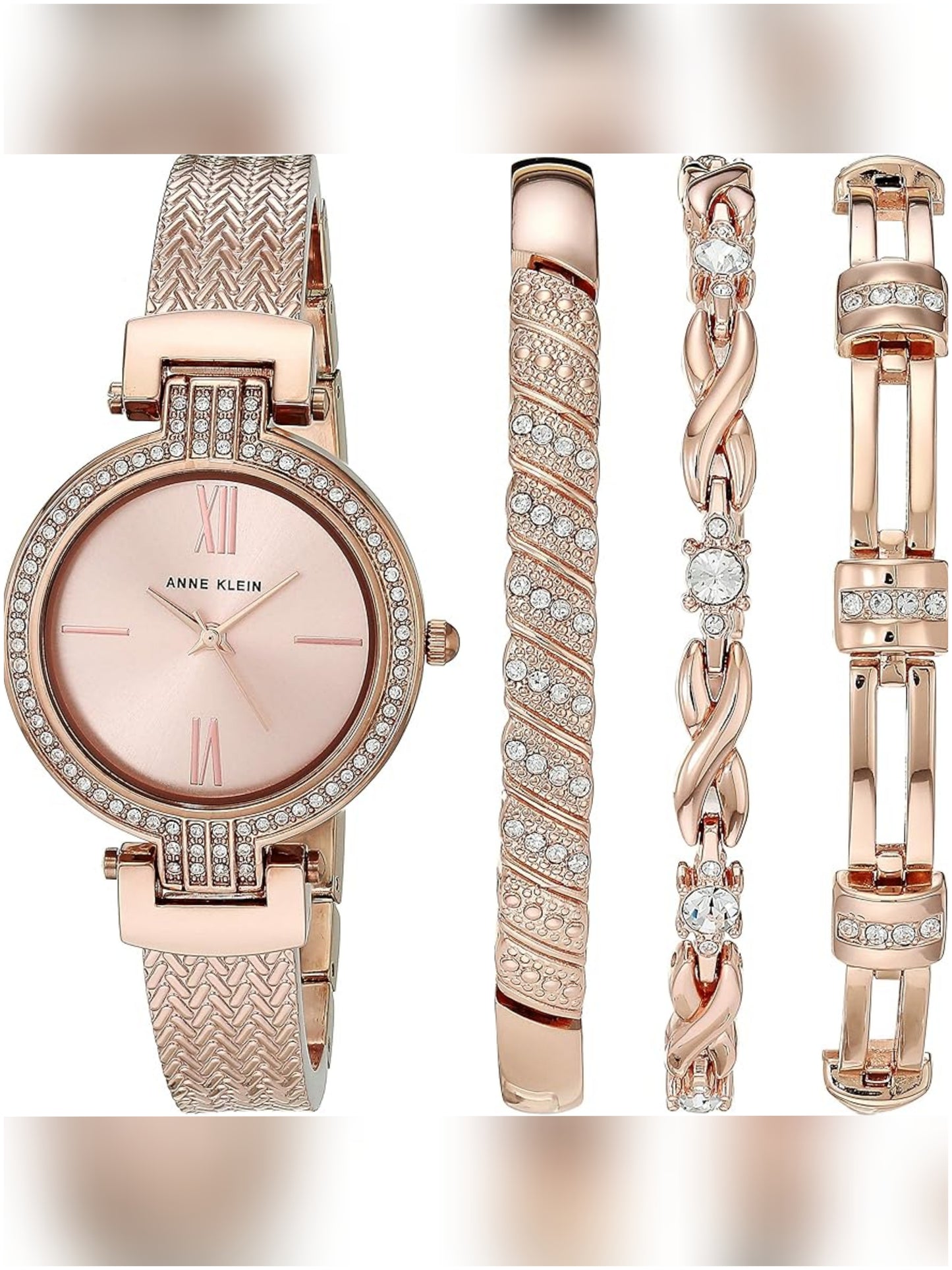 AK / 3584RGST Anne Klein Set - Rose Gold Tone