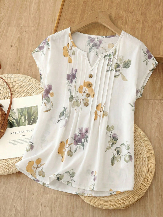 2113 Pleated Pleated Top