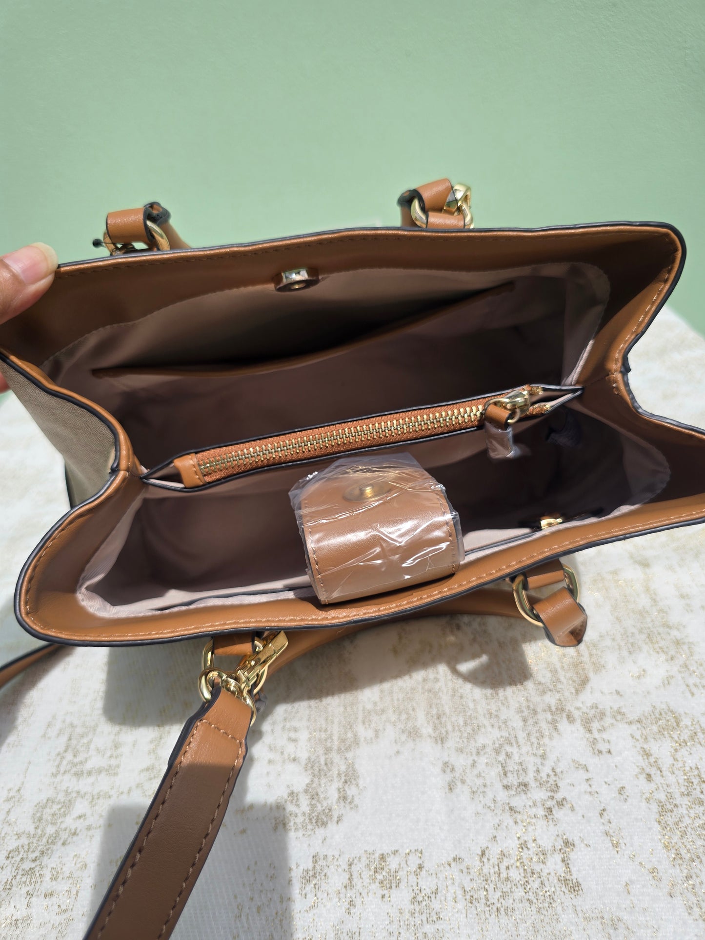 Nine West Satchel with coin purse