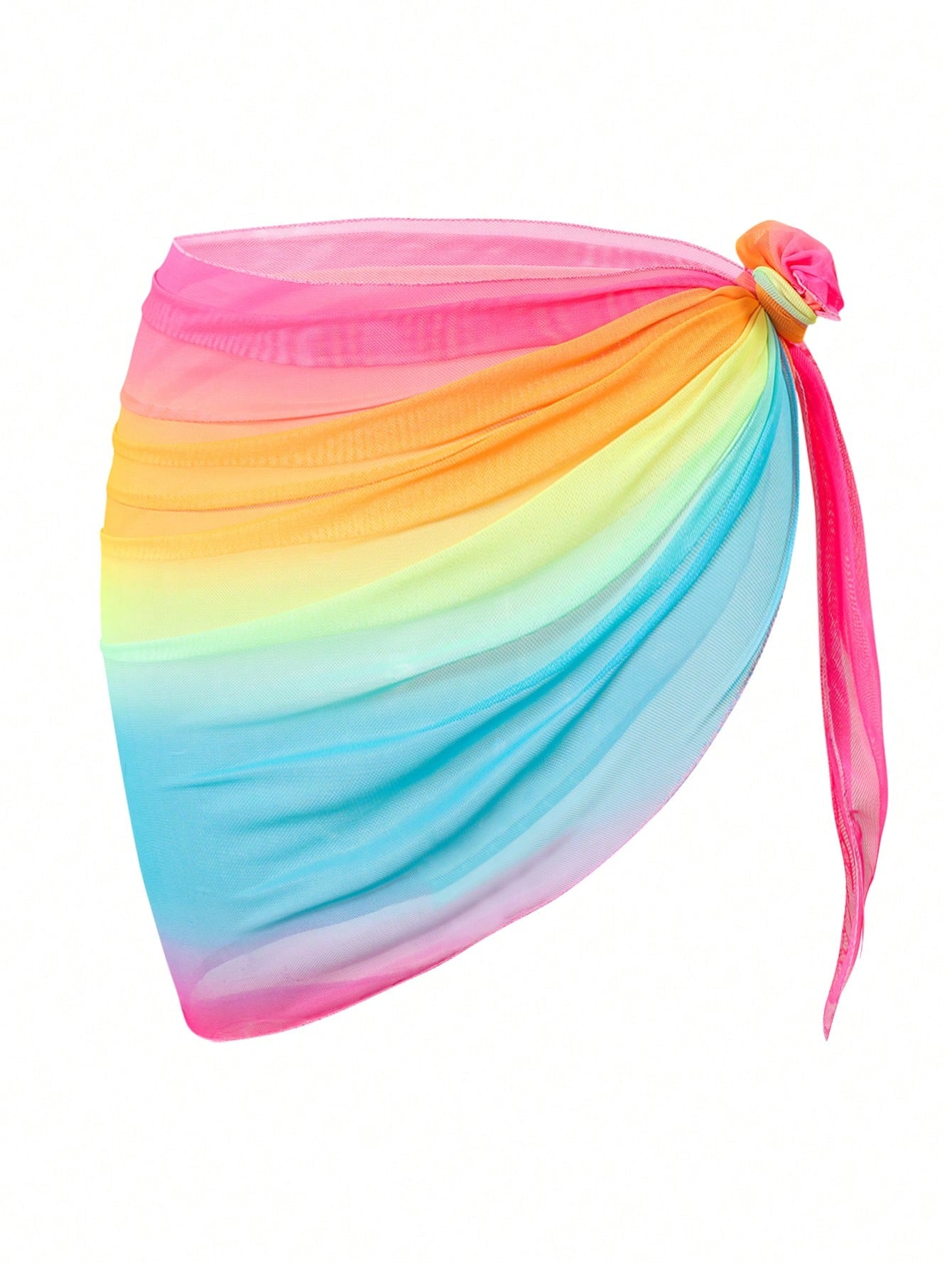 9333 Ombre Twist Side Sarong Skirt
