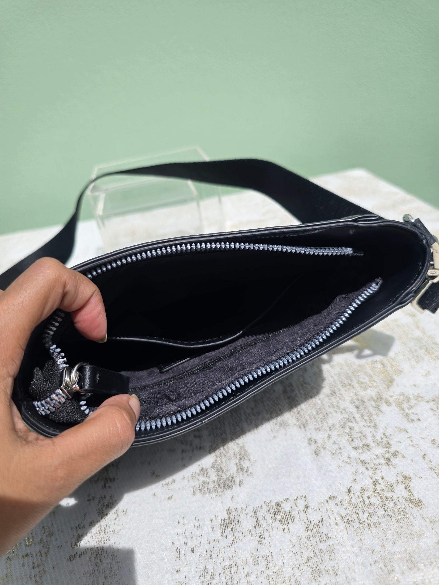 Nine West Crossbody with cloth strap