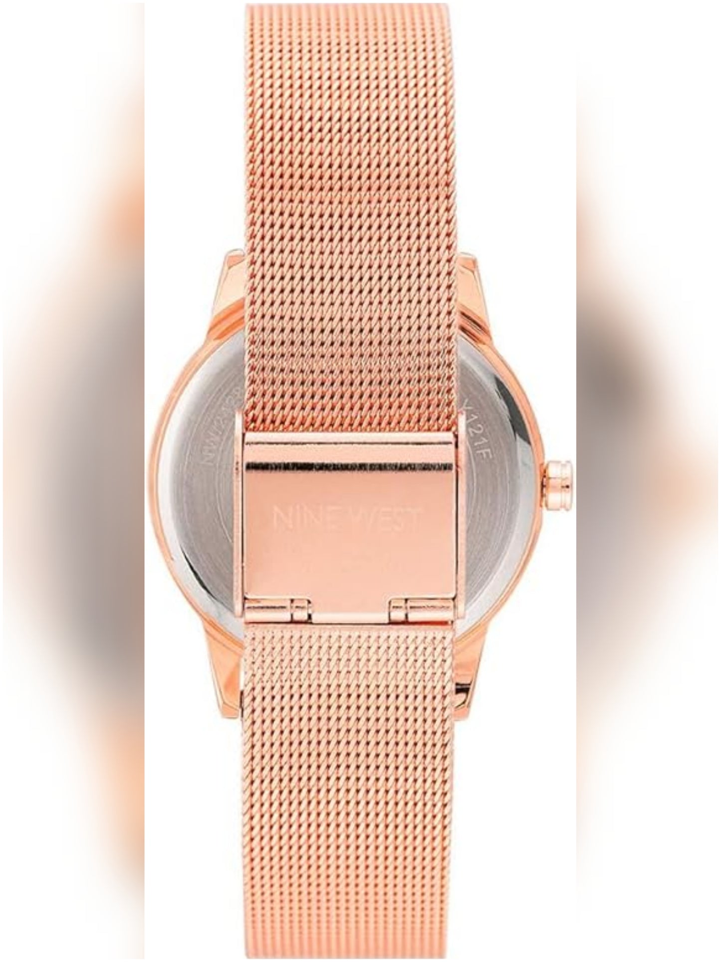 NW /2428FLRG Nine West Bracelet Watch - Rose Gold Tone
