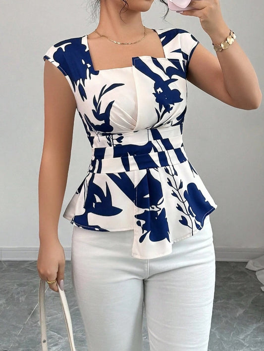 9969 Cinched Waist Blouse