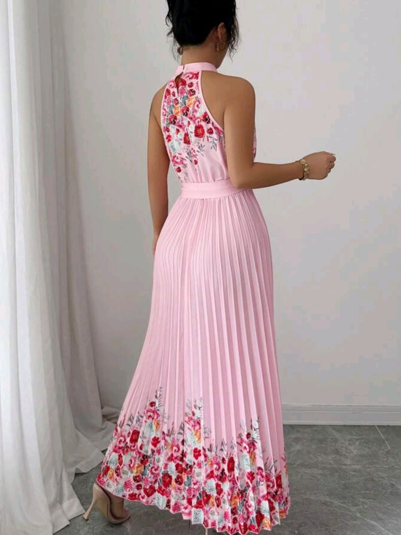 4201 Floral Maxi Dress
