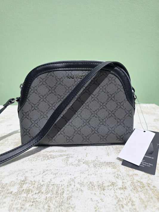 Nine West Triple Crossbody Dome Shape with double zipper