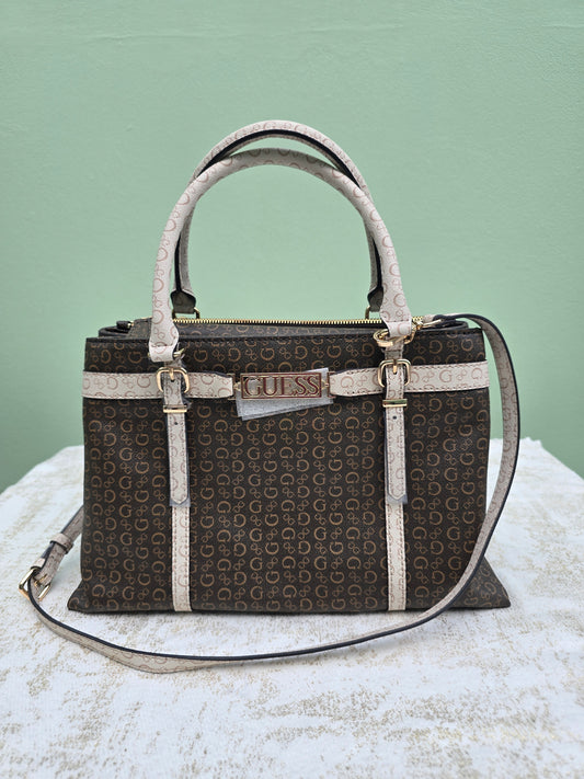 GUES Satchel Triple Compartment