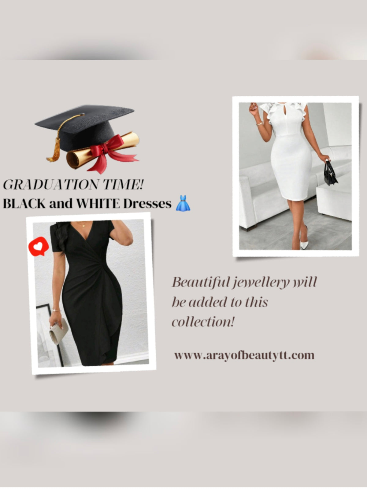 Graduation Collection - Black and White