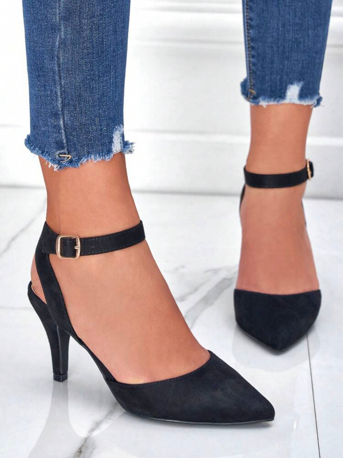 Ankle Strap High Heels