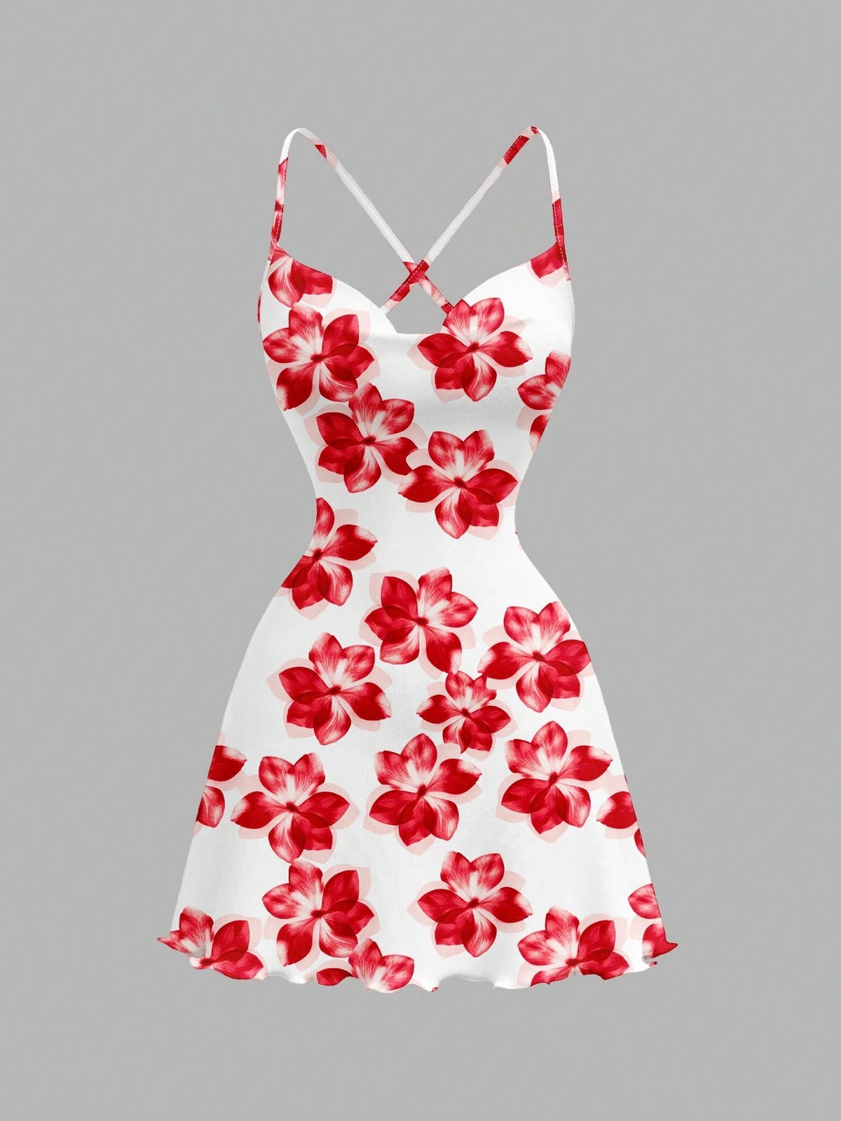 9434 Spaghetti Strap Short Dress