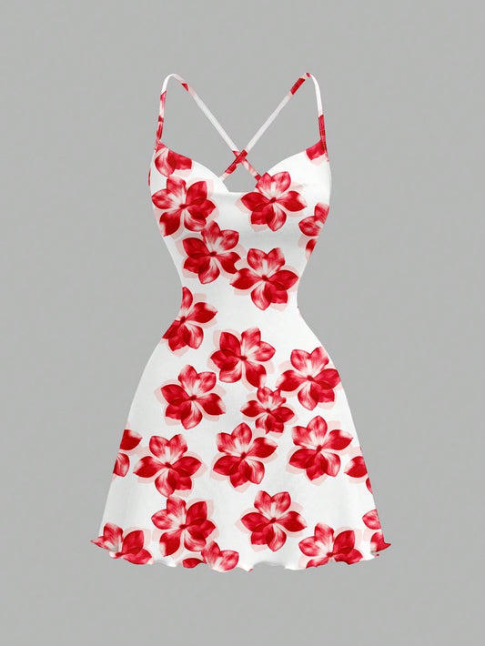 9434 Spaghetti Strap Short Dress
