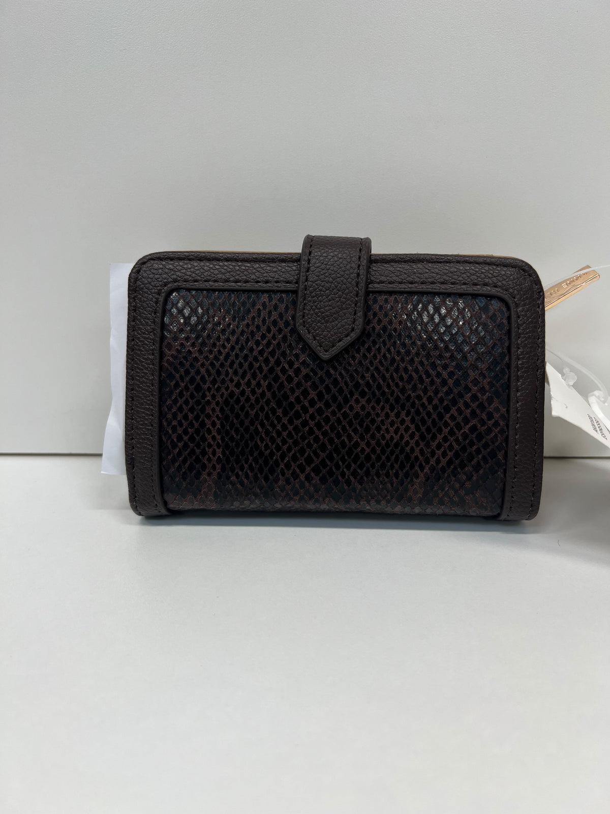 Anne Klein Snake Skin Small Wallet Spacious Room For Cash (Fitts Flat)
