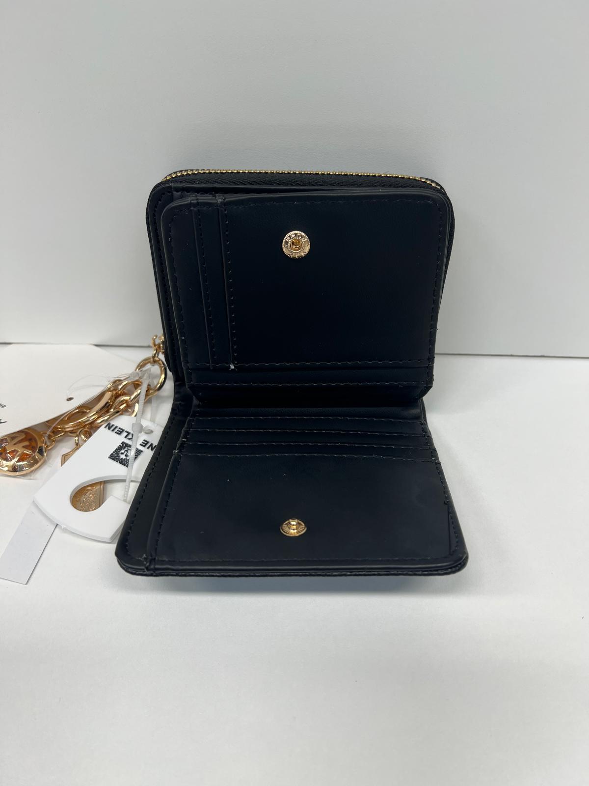 Black - Anne Klein Small Wallet  Spacious Room For Cash (Fits Flat)