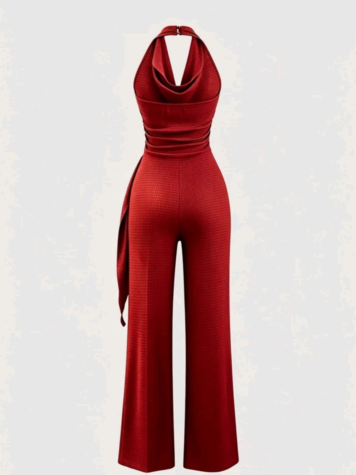 6026 Halter Back Jumpsuit