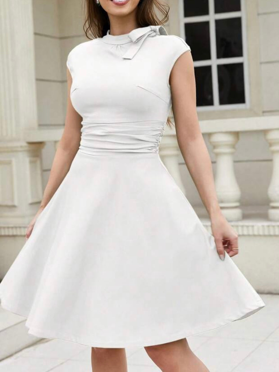 Ruched Detail Dress