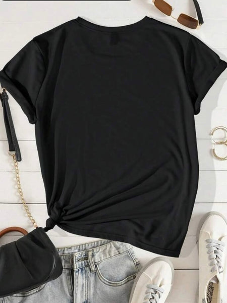 Crown & Letter Graphic Tee (Medium)