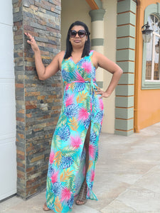 Floral Print Maxi Dress
