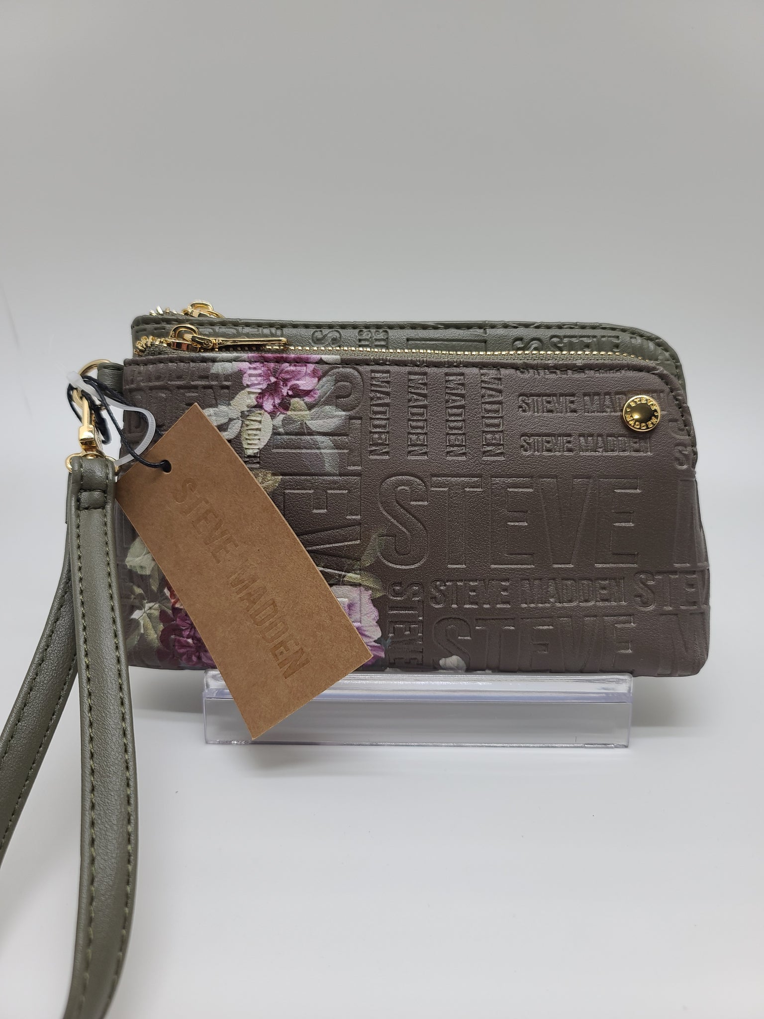 Steve Madden Double Compartment Wristlet