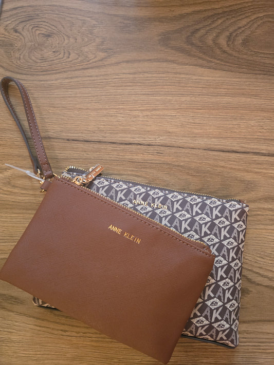 Anne Klein Double Pouch Wristlet