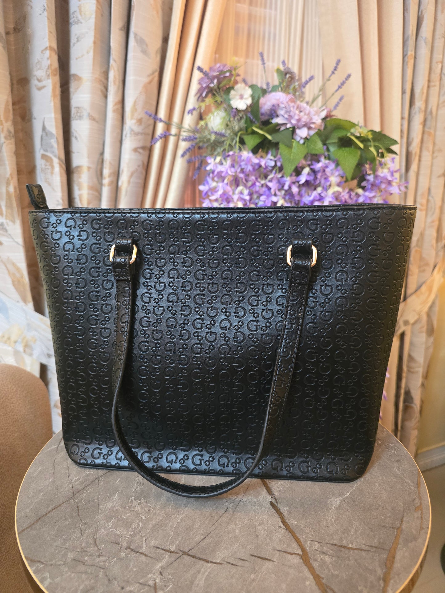 GUESS Combo with Top Zipper Bag and Wallet - FREE DELIVERY