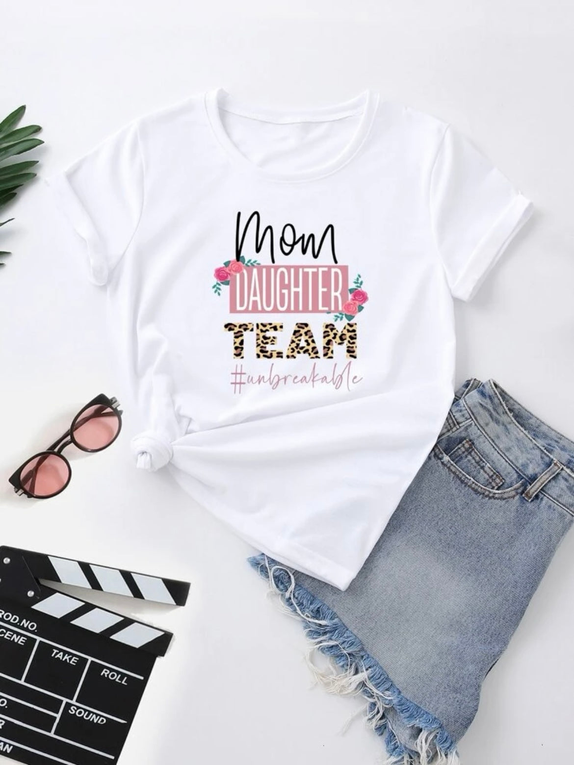 Mom Daughter Team Tee