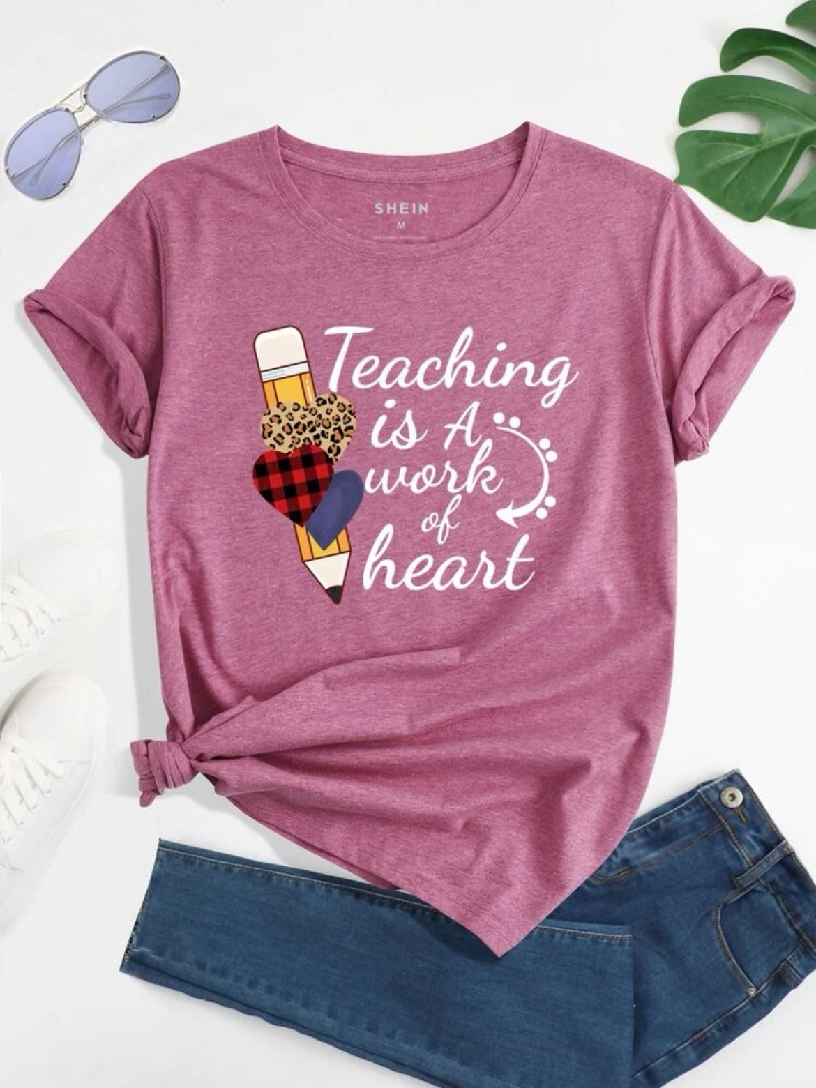 Teacher  Slogan Graphic Tee *COTTON