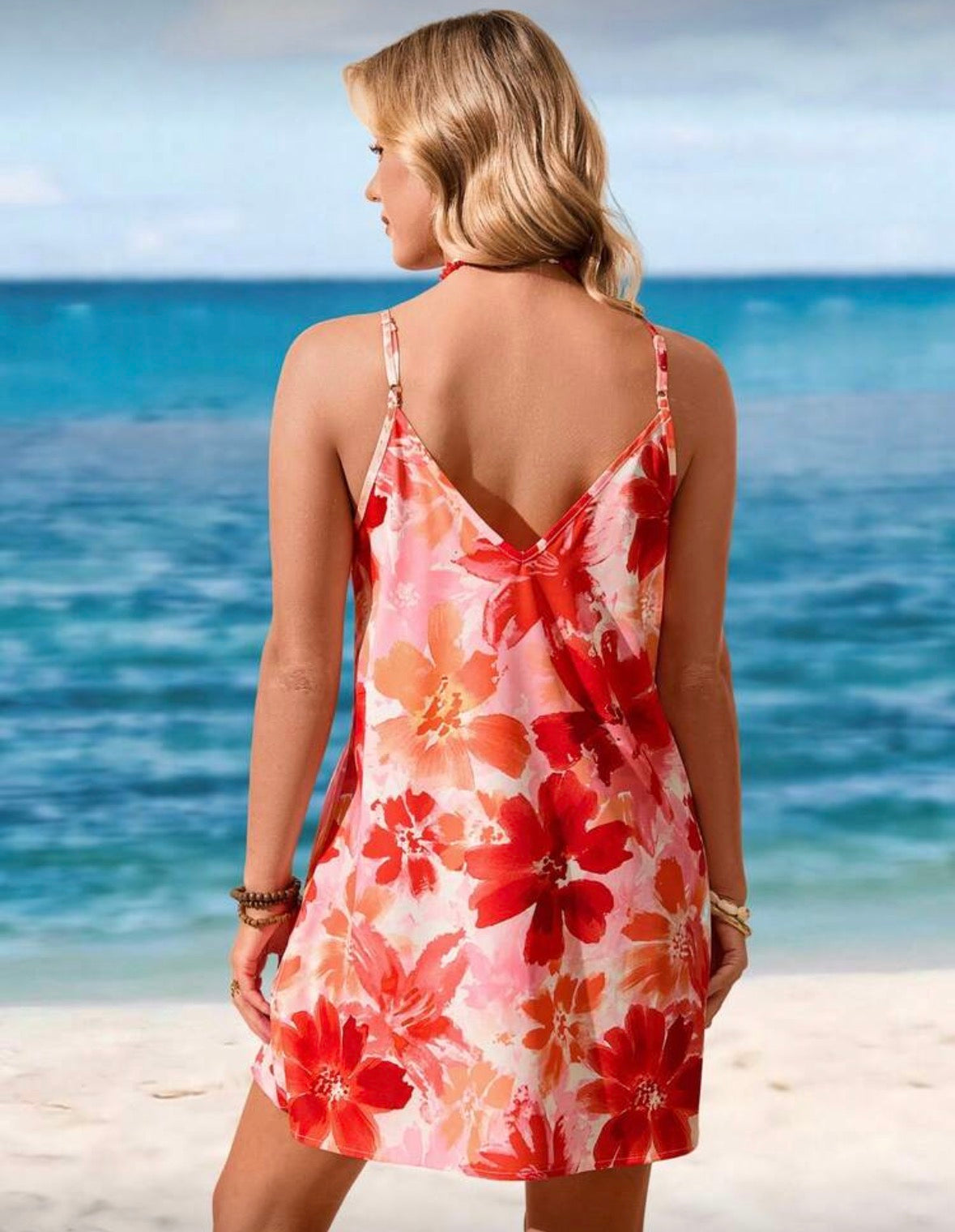 4776 Floral Printed Dress