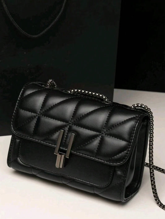 #2323 Shoulder Bag With Chain Strap
