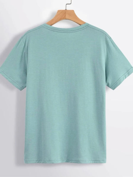 Heart Print Tee *COTTON