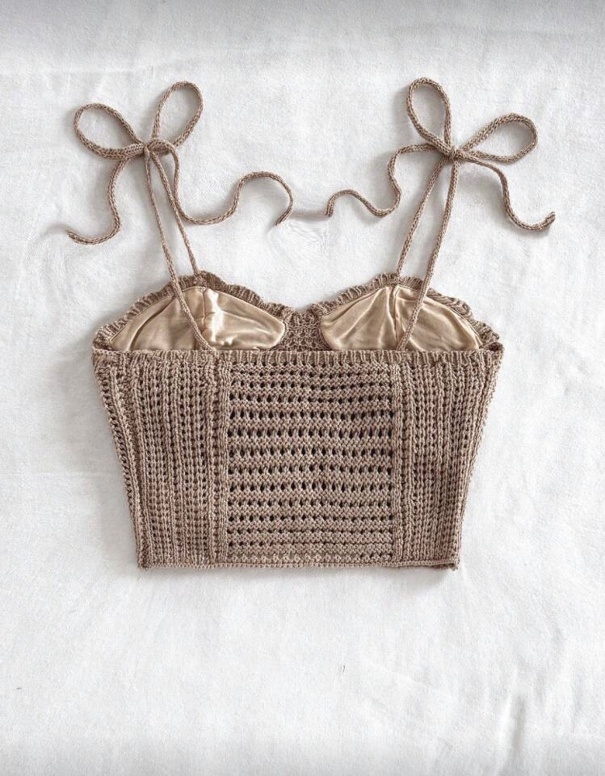 #6126 Crochet Beach Top